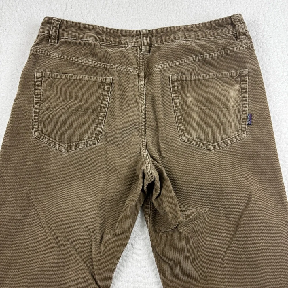 Patagonia Pants Mens 36 Brown Cotton Corduroy Mid Rise Streetwear Straight Leg